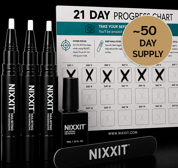 NIXXIT Nail Biting KIT 50 Day Supply
